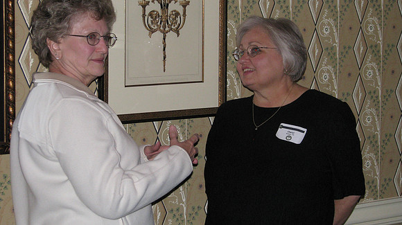 Sandra Holsinger '63 and Cheryl Webber '70